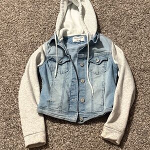 Denim and Gray Jacket